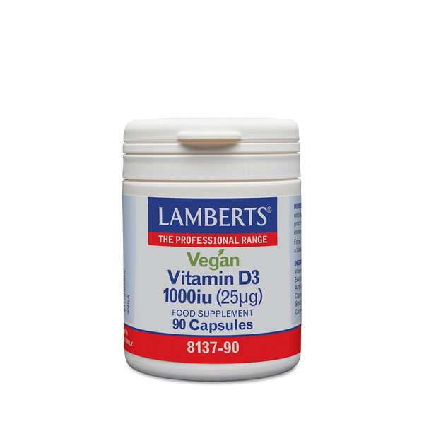 VEGAN VITAMIN D3 1000iu (25µg)